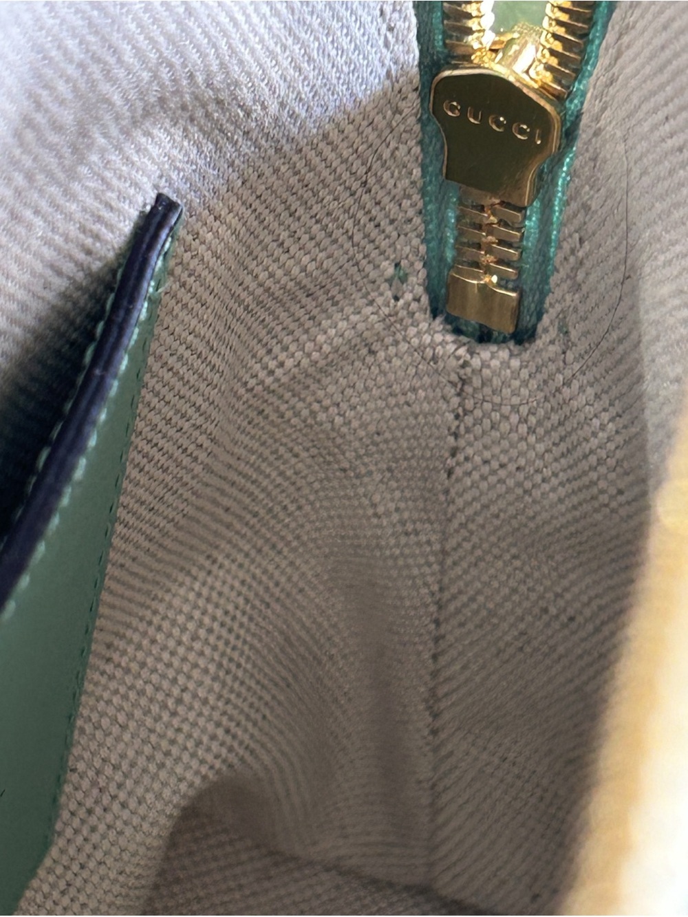 Gucci Mint Green GG Canvas Small Dome Crossbody - Picture 7 of 10